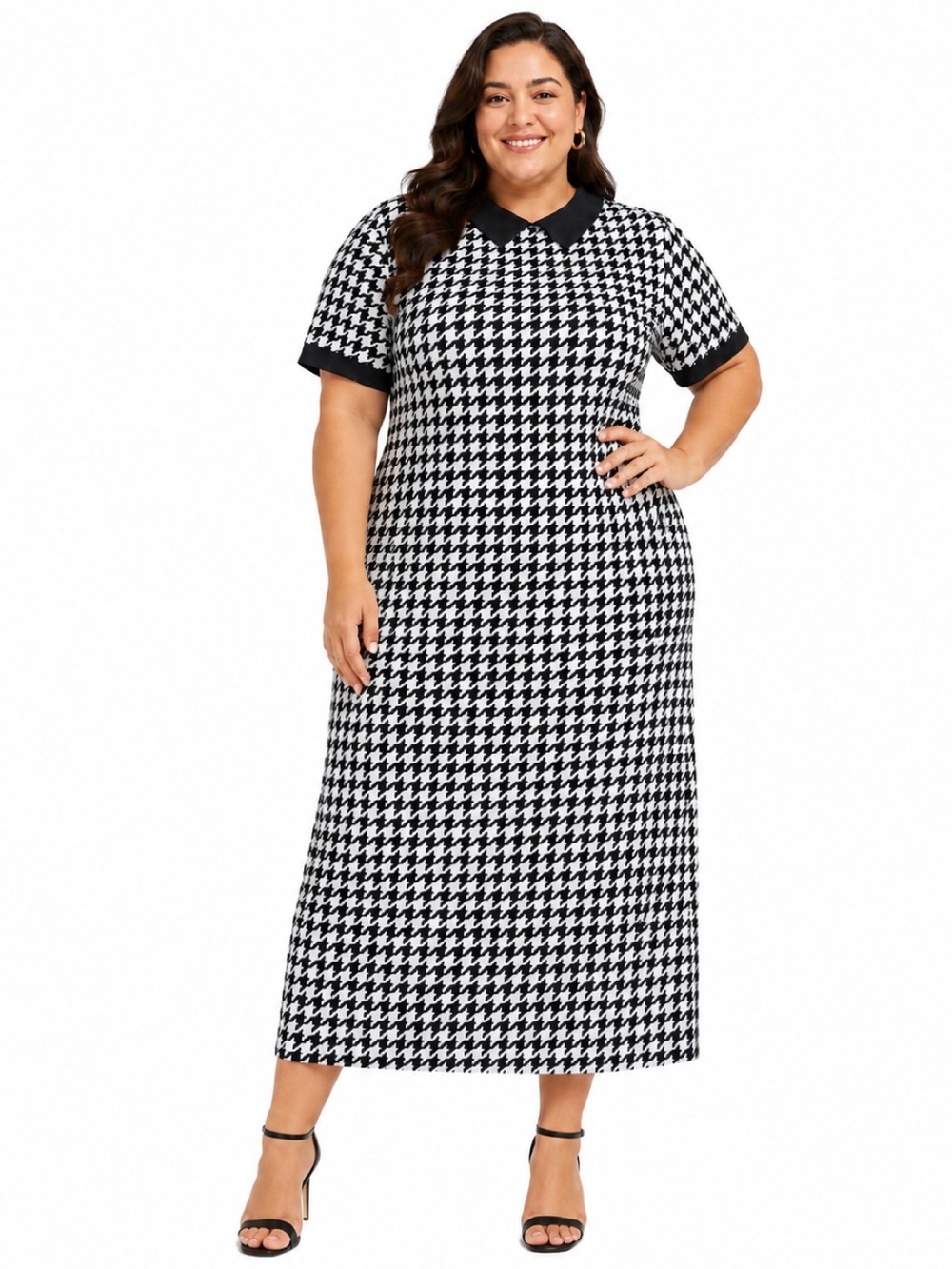 Black and White Polo Maxi Dress